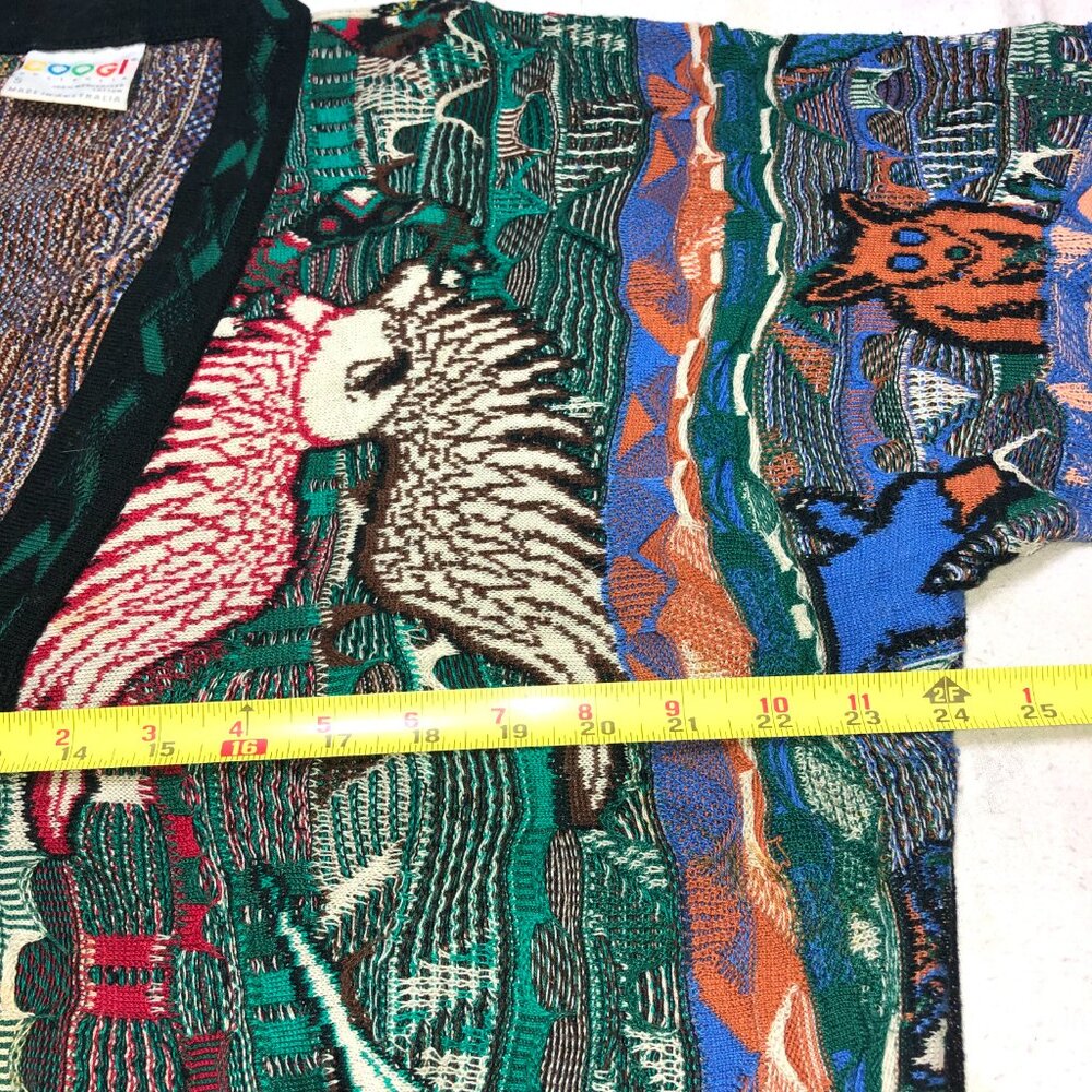 coogi cardigan rare animal patterns - Picture 5 of 9